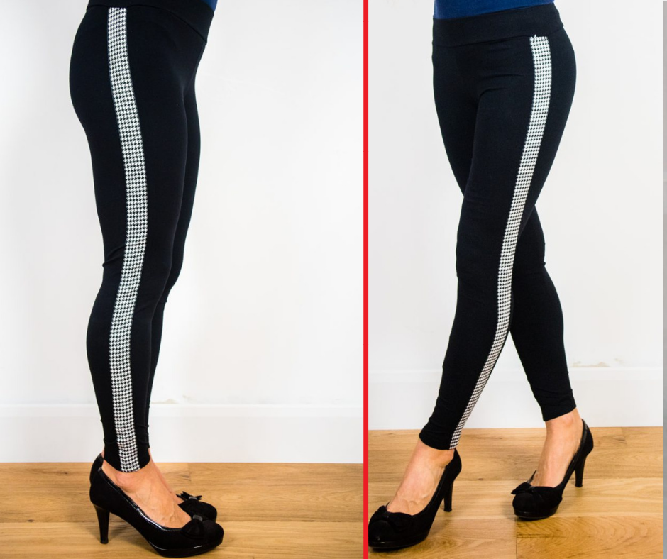 womens black trousers with side stripe